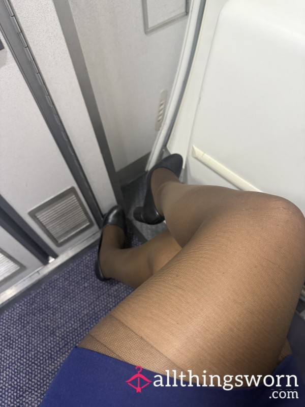 Worn Cabin Crew Tights