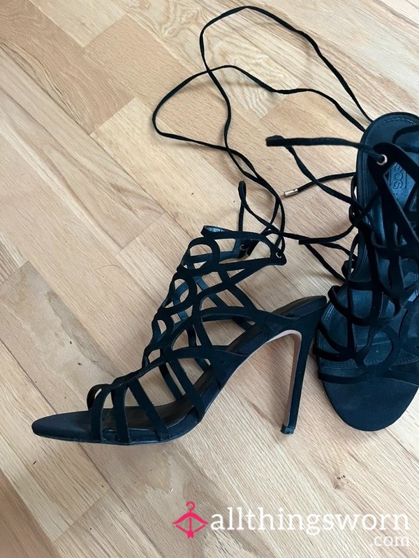 Caged Stiletto Sandals - VERY High