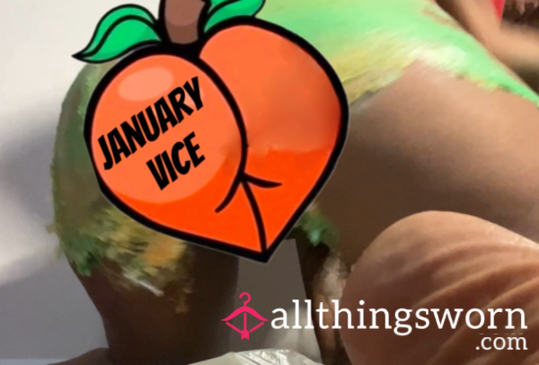 Cake Sitting With January Vice