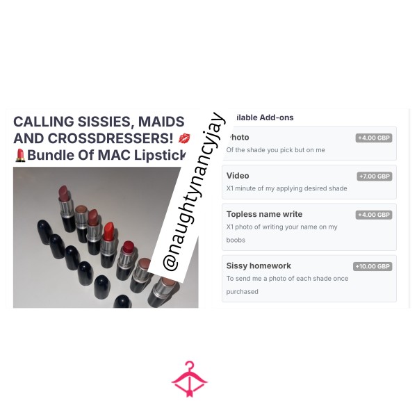 Calling All Sissies, Sl*t Faces & Wh0res! Check Out The Add On’s To This AmAzInG Lipstick Bundle!