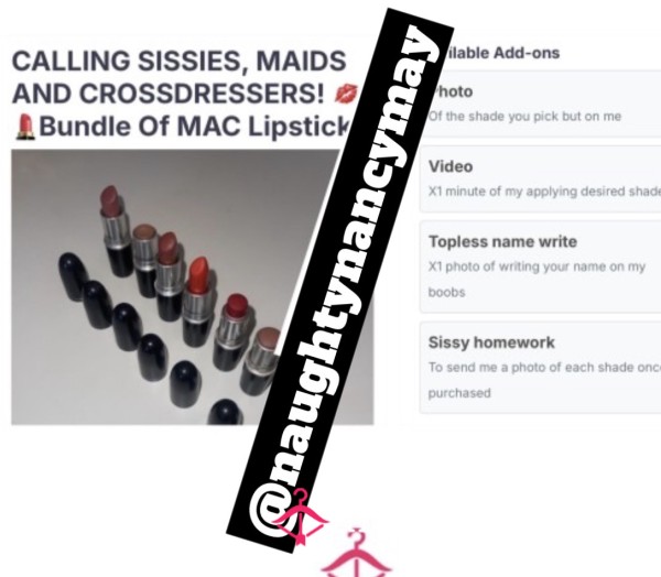 Calling All Sissies, Sl*t Faces & Wh0res! Check Out The Add On’s To This AmAzInG Lipstick Bundle!