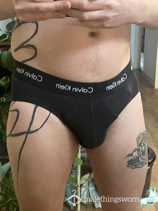 Calvin Klein Black Briefs Size Small
