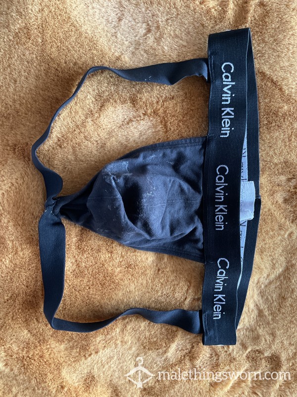 Calvin Klein Black C*m Covered Jockstrap