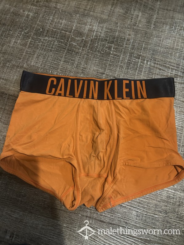 Calvin Klein Boxer Trunks Orange Medium