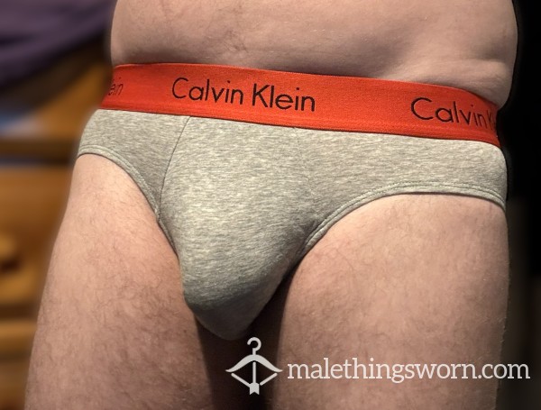 Calvin Klein Briefs - Grey - Size M (39)
