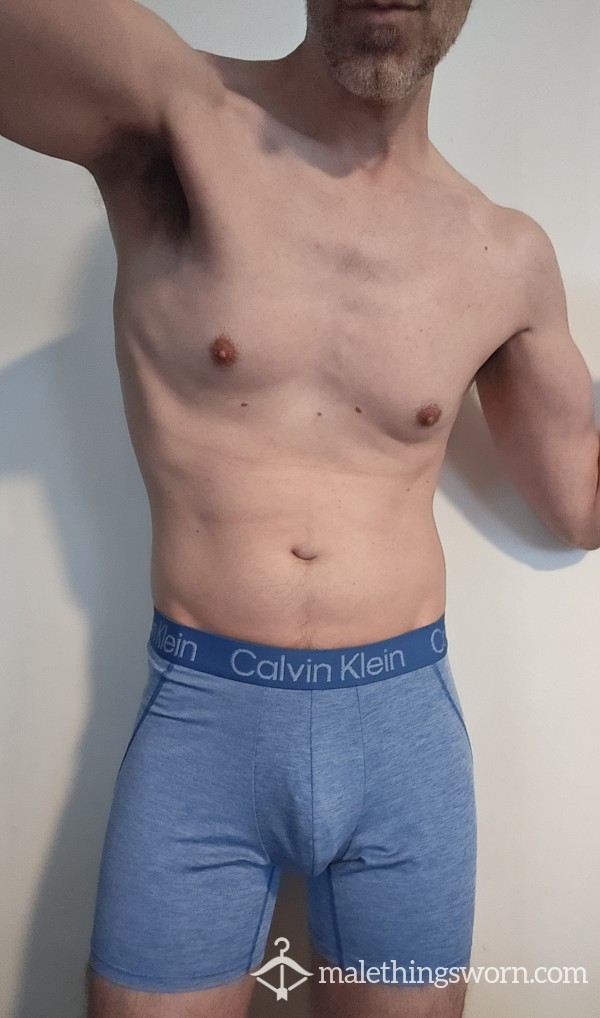 Calvin Klein CK Light Blue Mesh Boxerbriefs Size M Customizable