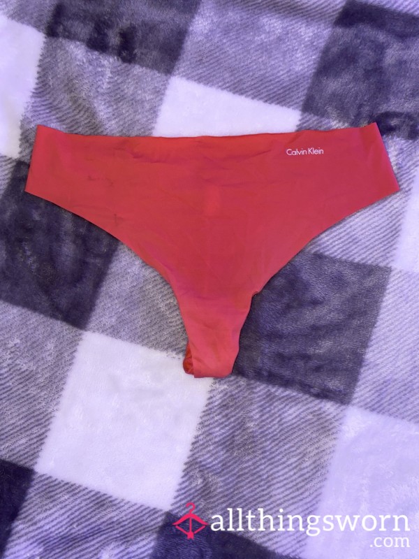 Calvin Klein Cor*l Spandex Thong