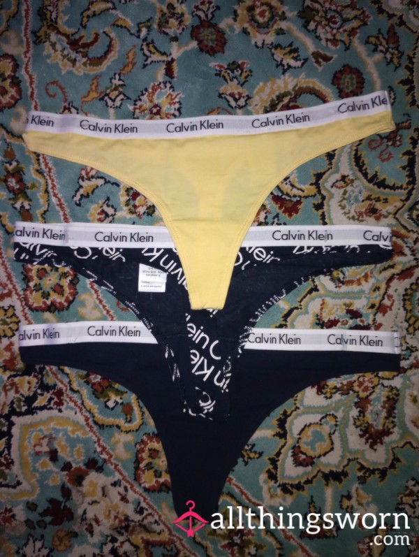 Calvin Klein Cotton Thongs
