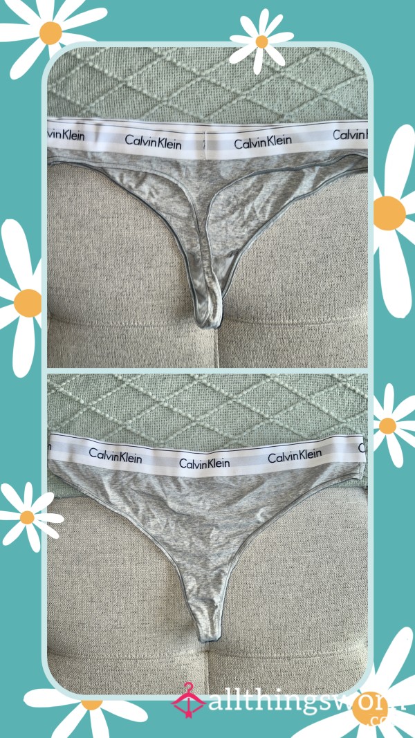 Calvin Klein - Grey Thong 🩶