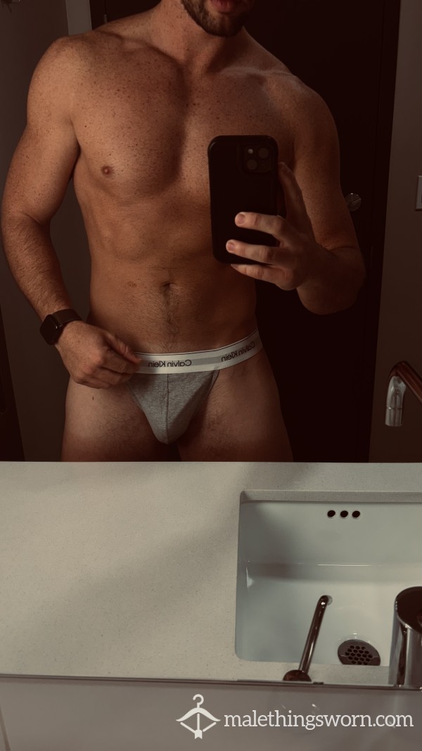 Calvin Klein Grey Thong