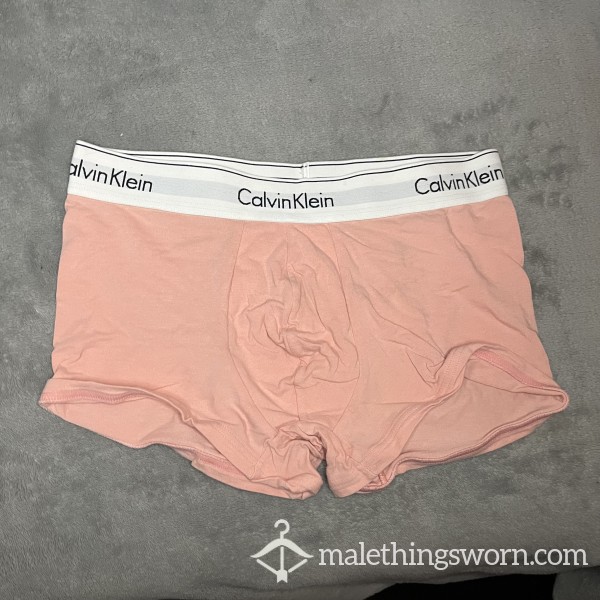 Calvin Klein Light Peach Pink Boxer Briefs