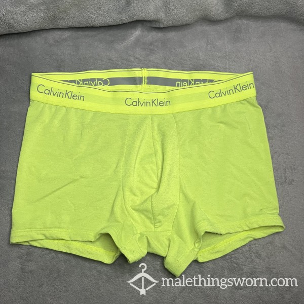 Calvin Klein Lime Green Boxer Briefs