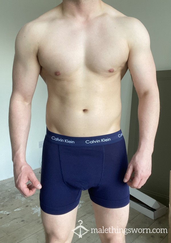 Calvin Klein Navy Boxers