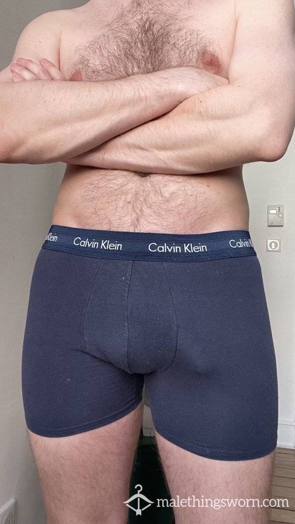 Calvin Klein Navy Boxers (L)