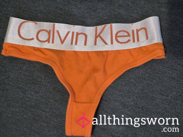 Calvin Klein Orange Thong