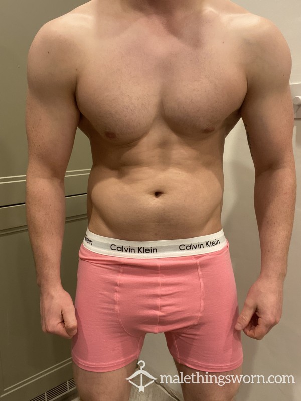 Calvin Klein Pink Boxers