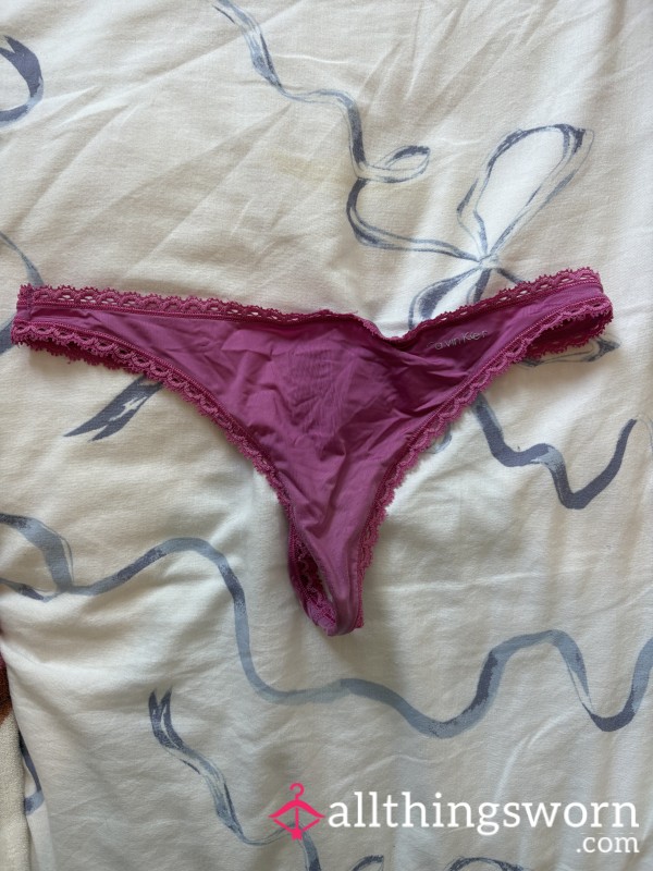 Calvin Klein Pink Thong
