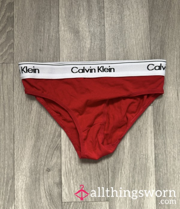 Calvin Klein Red Panties