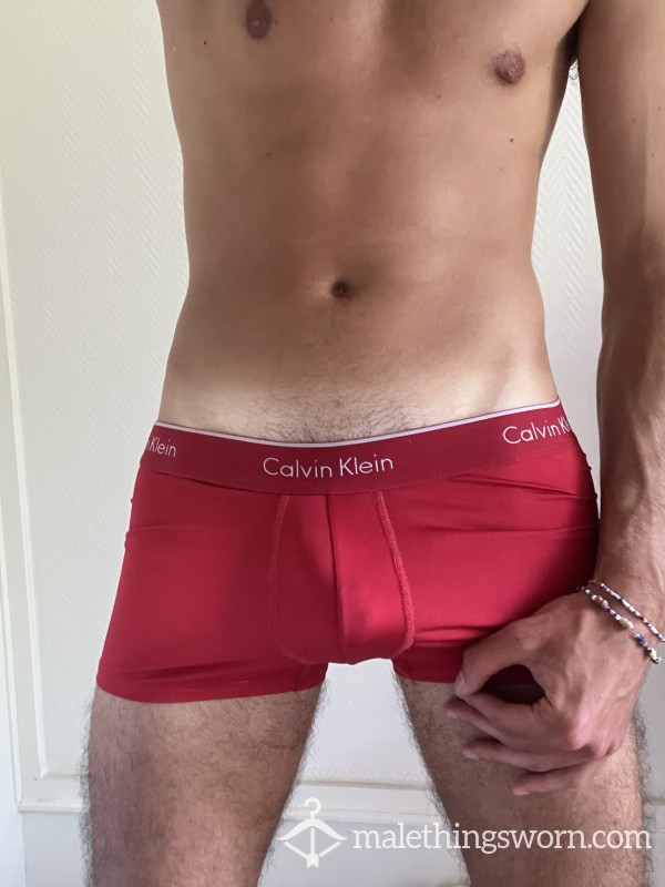 Calvin Klein Red Trunks ❤️