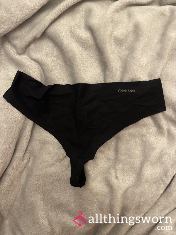 Calvin Klein Seamless Thong – Black & Addictive 🖤