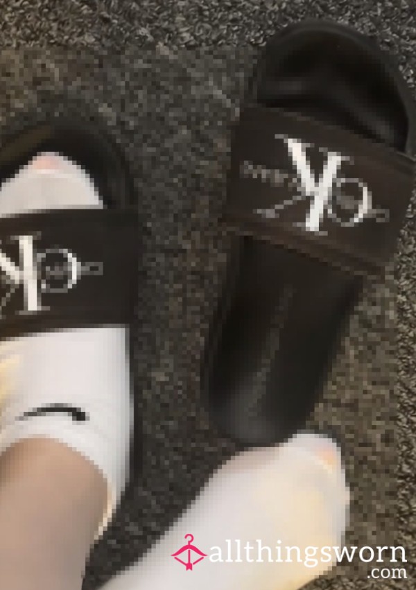 🔓 Calvin Klein Sliders Nike Ankle Socks Fluffy Sliders