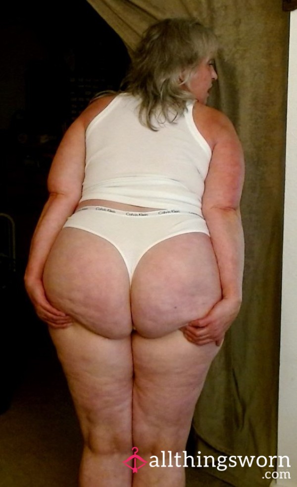 Calvin Klein White Thong