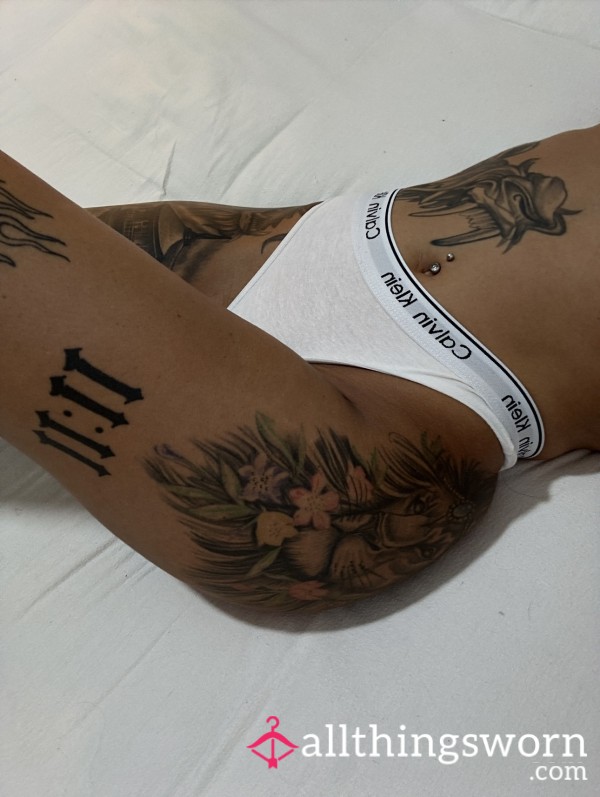 Calvin Klein White Thong