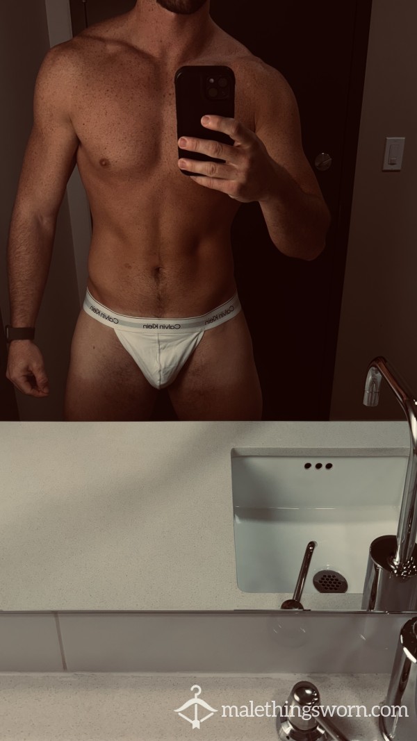Calvin Klein White Thong
