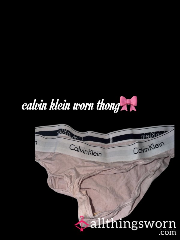 Calvin Klein Worn Thong🎀