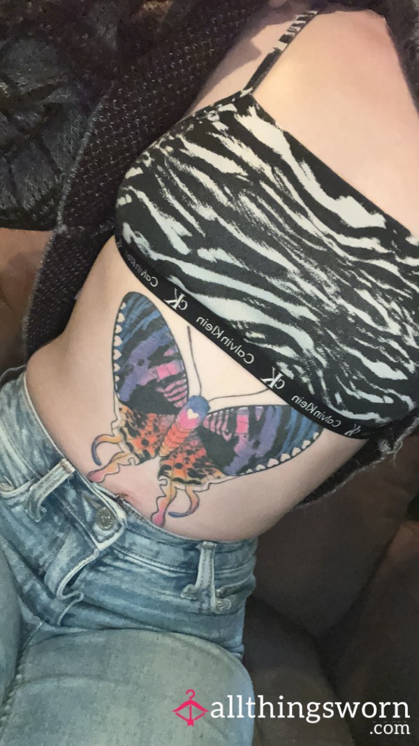 Calvin Klein Zebra Print Bralette 🖤