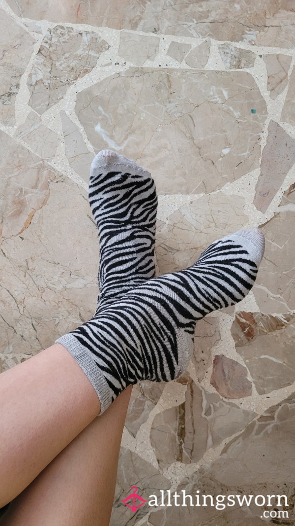 Calzini Zebrati Indossati 48 Ore