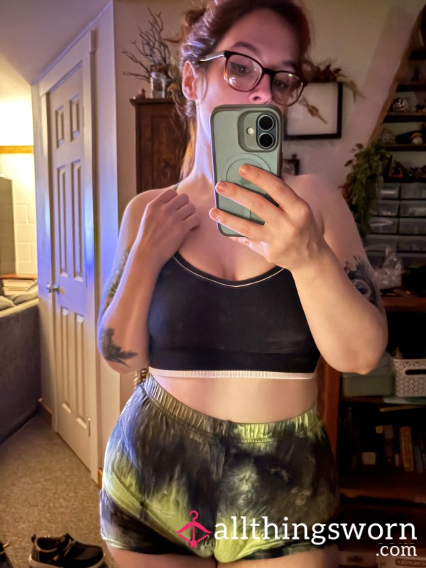 Cameltoe Sweaty Workout Shorts