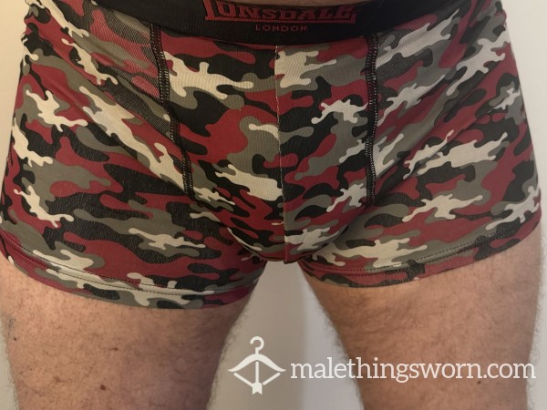 Camo Lonsdale Boxer Trunks