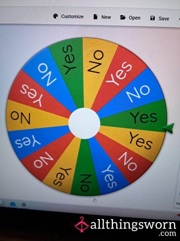 Can I C*m? - Spin My Wheel To Find Out 😉
