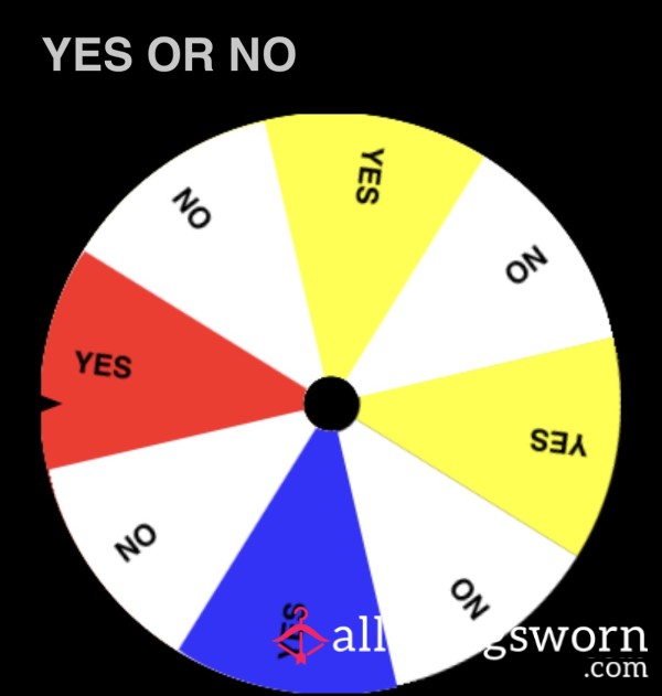 Can You C*m….spin The Wheel