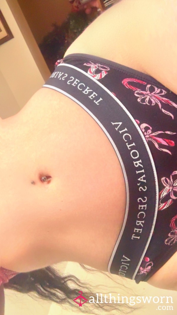 Candy Cane Bow Victoria Secret Thong
