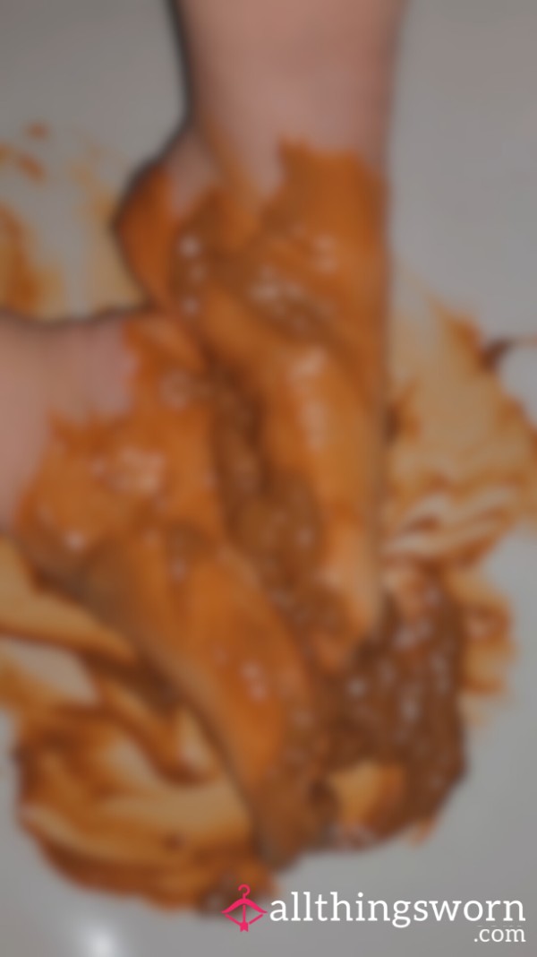 Caramel-Covered Size 5 Feet  🍯🦶