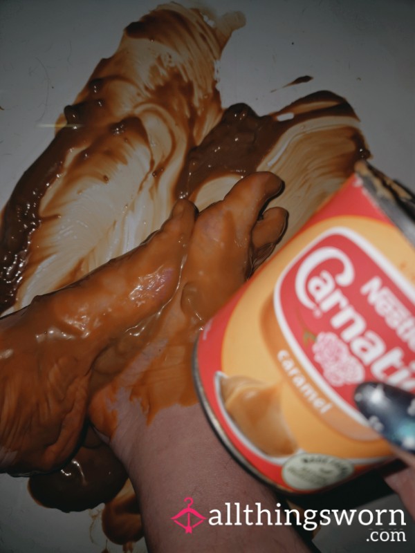Caramel Foot Indulgence 🍯👣