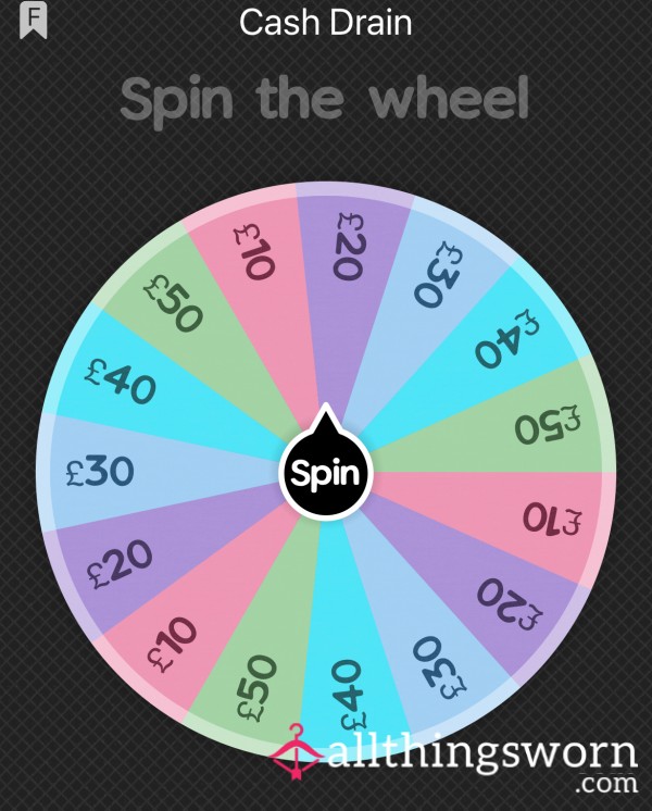 Cash Drain Wheel