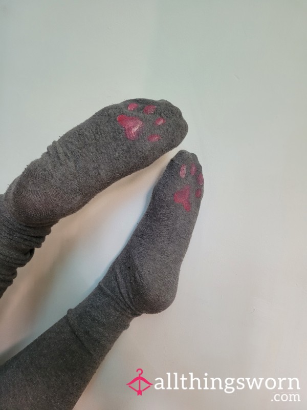 Cat Paws Over-knee Socks