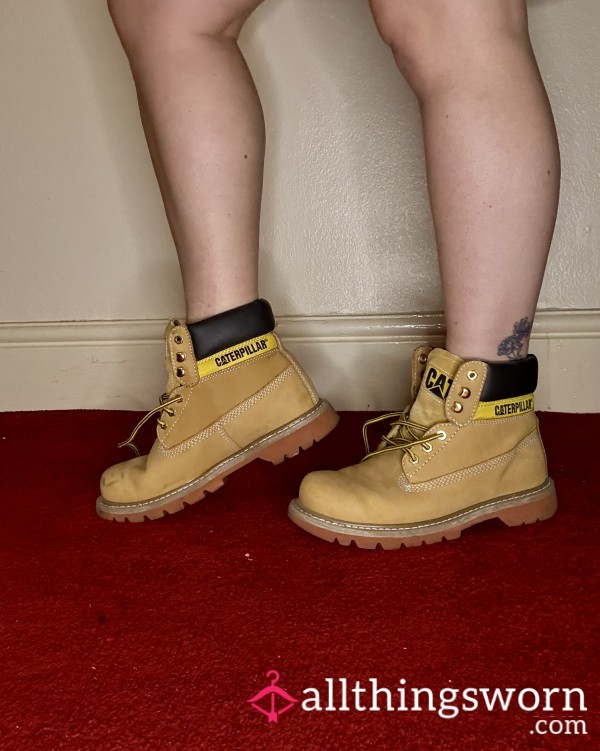 CAT Work Boots – Grounded Resolve, Worn Authority, Quiet Endurance...