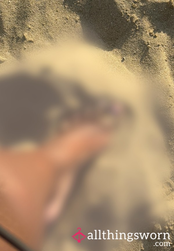 Catch These Feet Living Their Best Beach Life - Sand Between These Toes