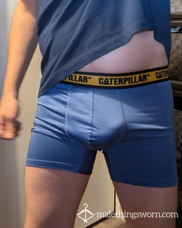 Caterpillar Mesh Boxer Briefs For Sale.  Large.  Uncut C*ck Inside. Used Worn.