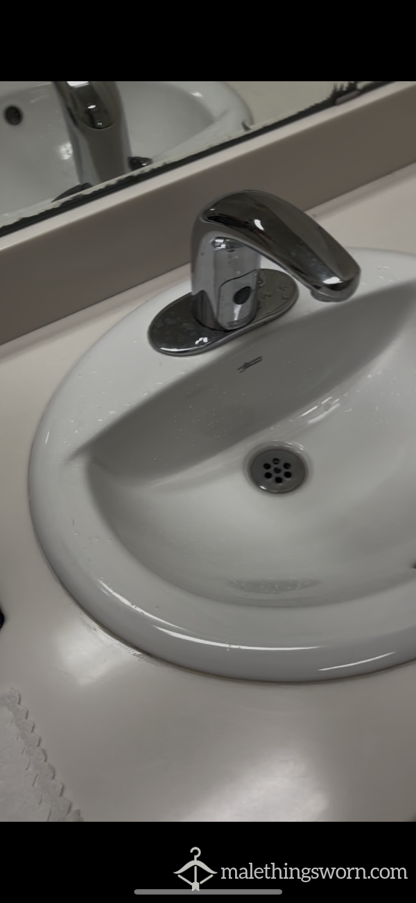 Caught With D*ck Out In Public Restroom