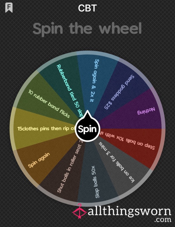 CBT Task Wheel Spin