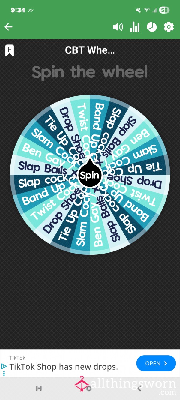 CBT Wheel Spin Game