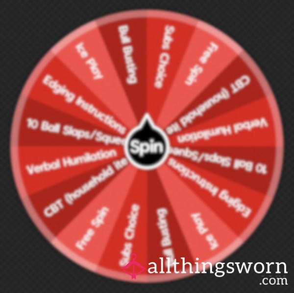 🎡 CBT Wheel Spin – Where Pain Meets Pleasure 🎡