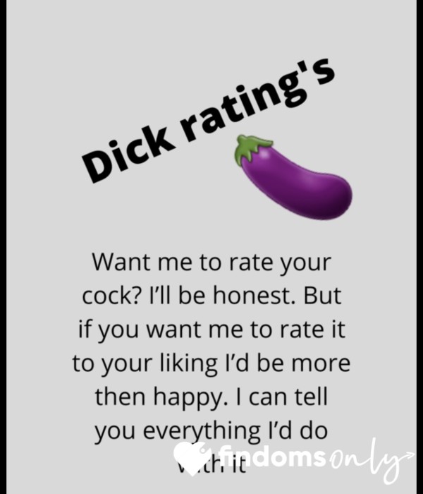 C*ck Ratings 🍆