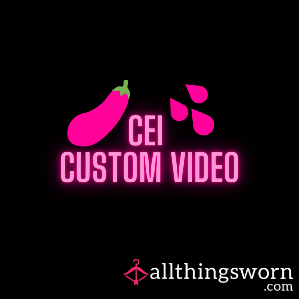 💦 CEI Custom Video – C*m Eating Instructions 😈