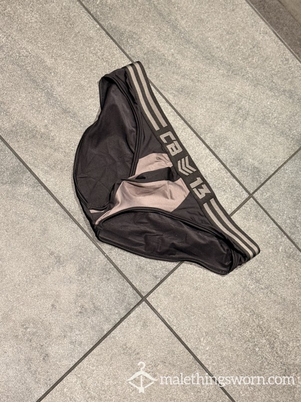 Cellblock13 Gray And Black Briefs